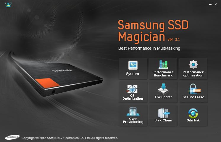 三星SSD固态硬盘优化东西Samsung Magician利用说明