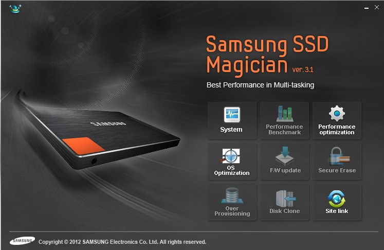 三星SSD固态硬盘优化东西Samsung Magician利用说明